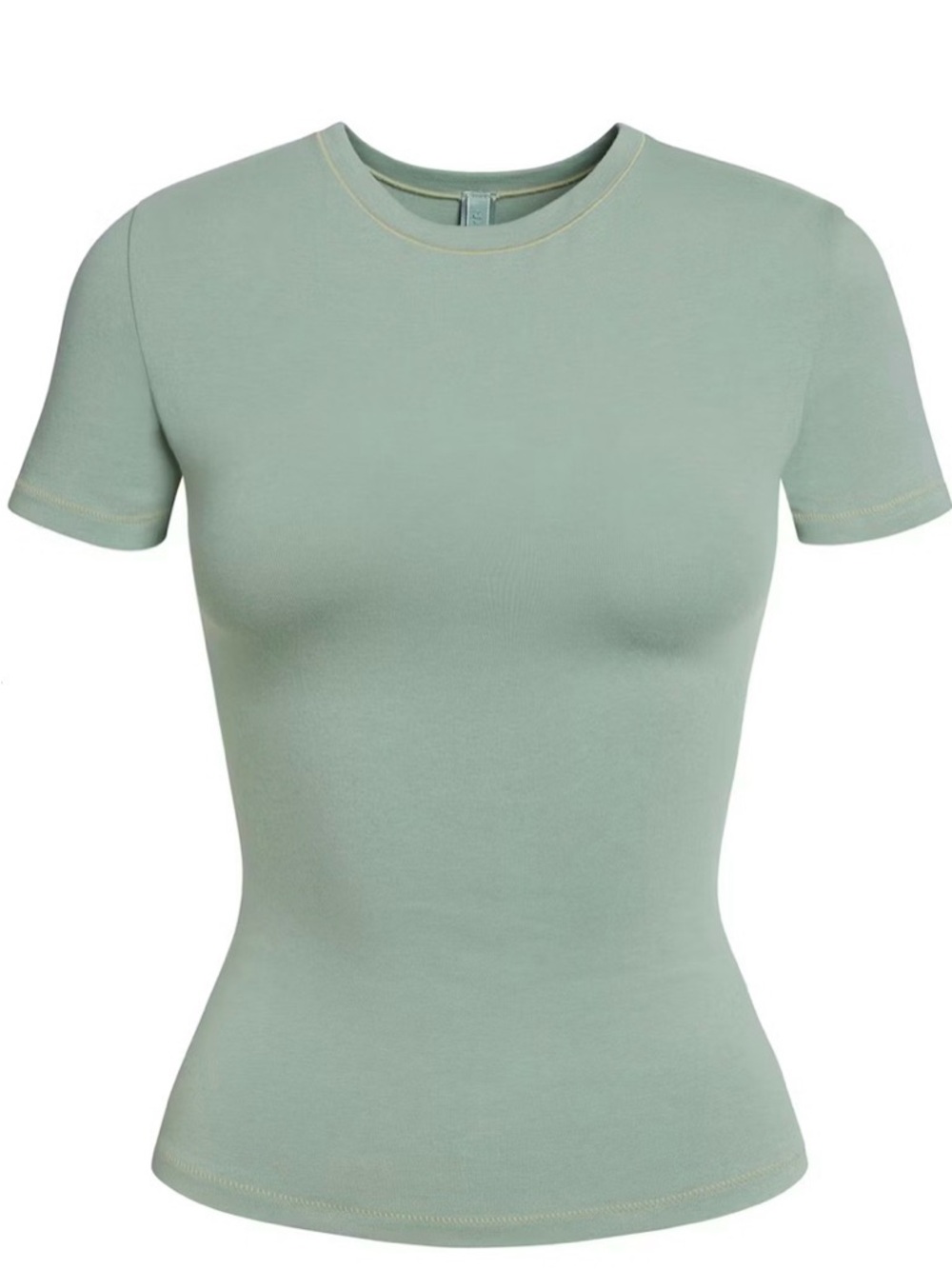 SKIMS Sage Green Short Sleeve Tee